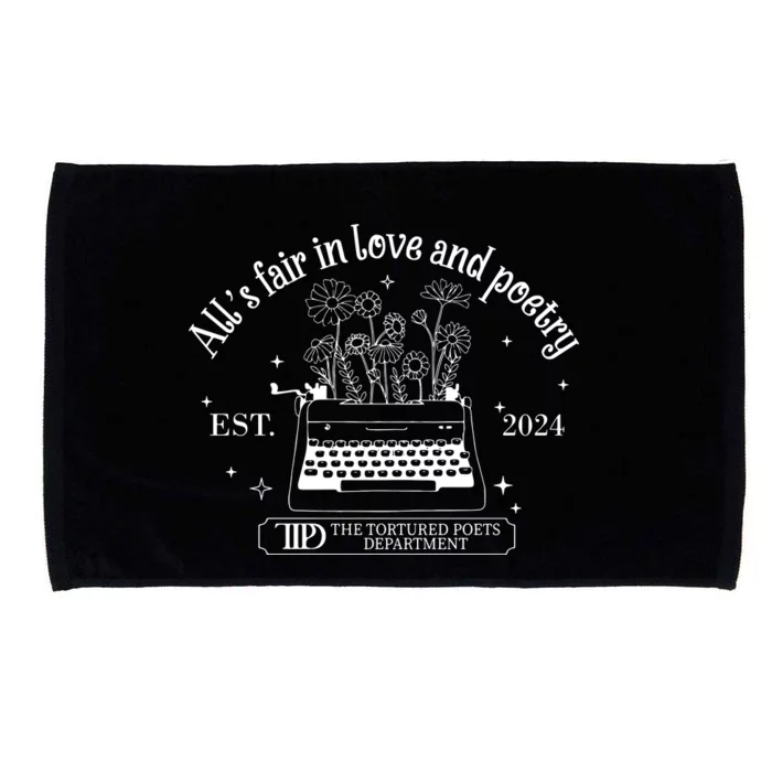 Alls Fair In Love Poetry The Tortured Funny Poets Department Microfiber Hand Towel