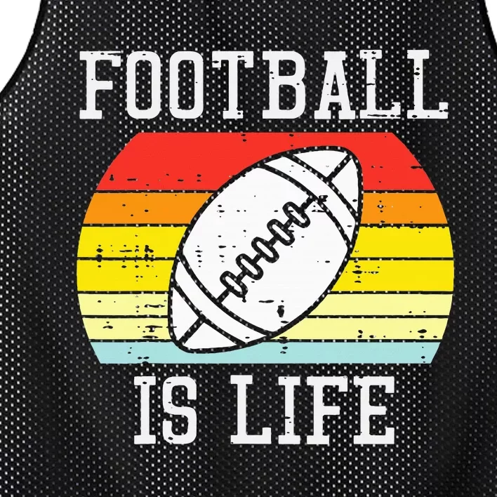 American Football Is Life Sunset Retro Sports Mesh Reversible Basketball Jersey Tank