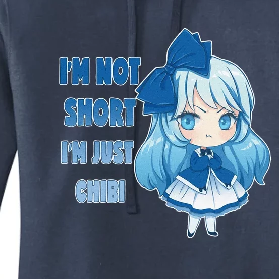 Anime Funny I'm Not Short Chibi Otaku Kawaii Gift Women's Pullover Hoodie