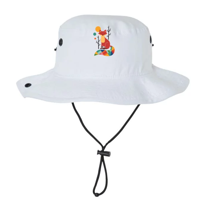 Abstract Fox Illustration Pattern Legacy Cool Fit Booney Bucket Hat