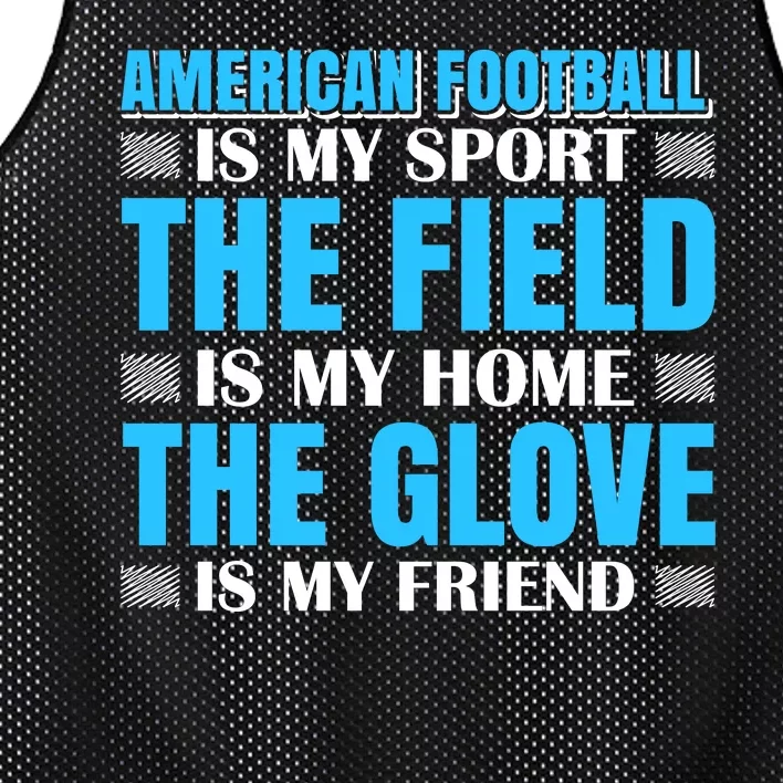 American Football Is My Sport Mesh Reversible Basketball Jersey Tank