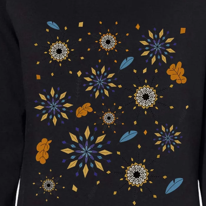 Autumn Fall Inspired Design Falling Leaves Nature Bird Womens California Wash Sweatshirt