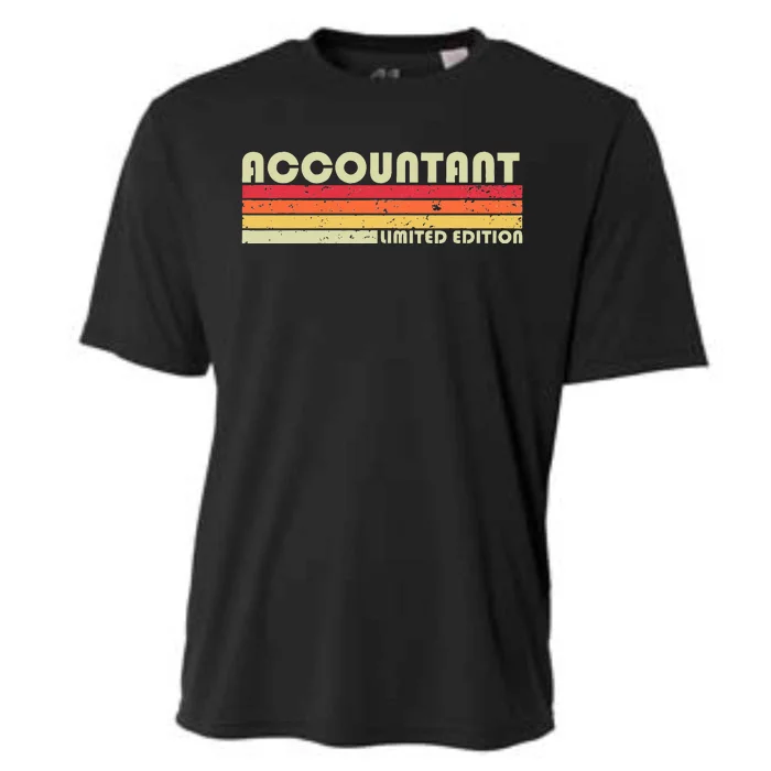 ACCOUNTANT Funny Job Title Profession Birthday Worker Idea Cooling Performance Crew T-Shirt