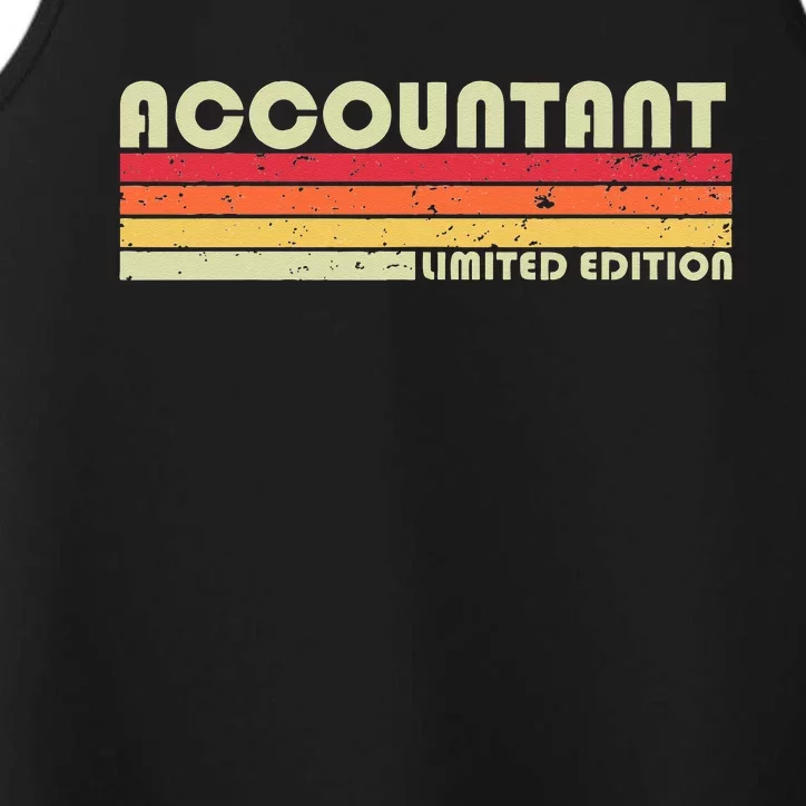 ACCOUNTANT Funny Job Title Profession Birthday Worker Idea Performance Tank