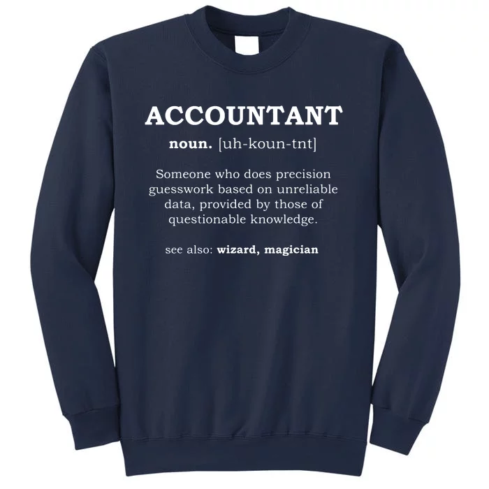 Accountant Funny Job Title Dictionary Profession Definition Sweatshirt