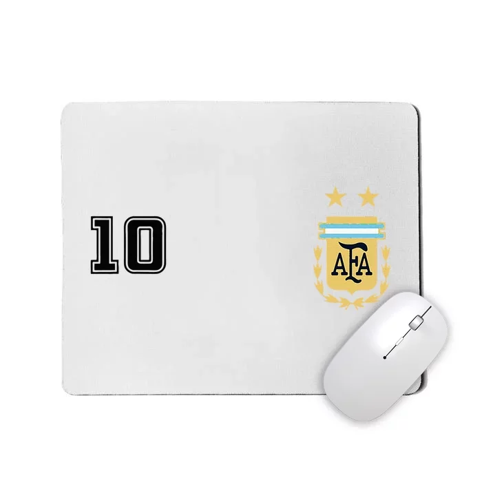 Argentina Flag Jersey Vintage Futbol Soccer Remera Mousepad