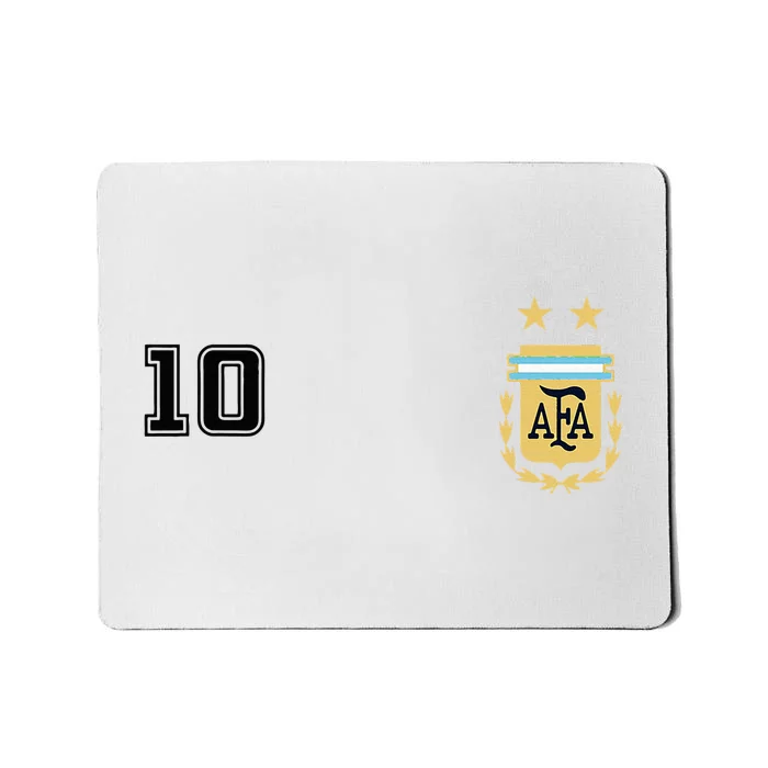 Argentina Flag Jersey Vintage Futbol Soccer Remera Mousepad