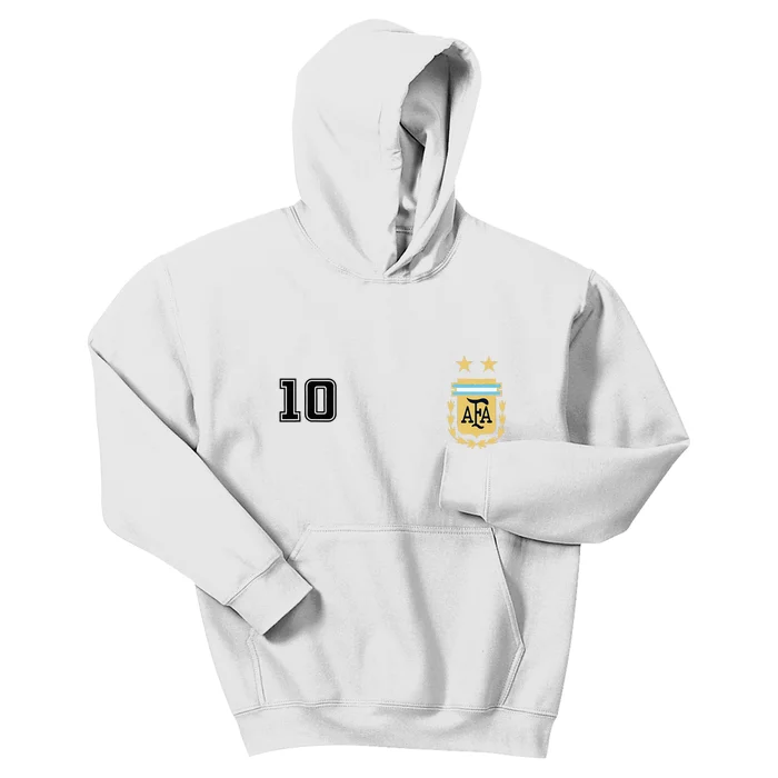 Argentina Flag Jersey Vintage Futbol Soccer Remera Kids Hoodie