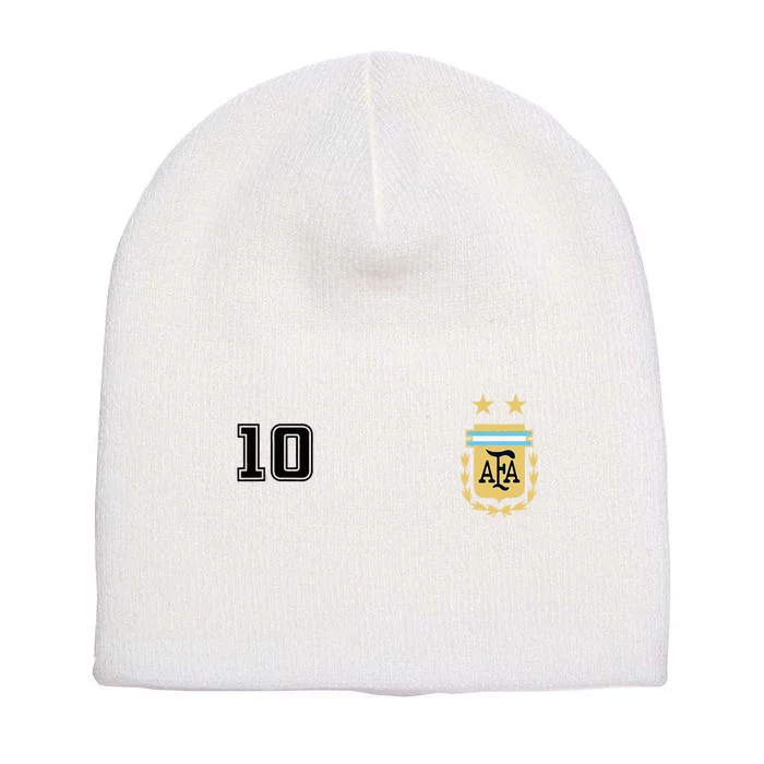 Argentina Flag Jersey Vintage Futbol Soccer Remera Short Acrylic Beanie