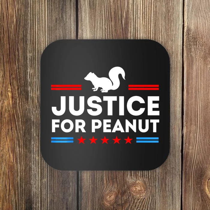 American Flag Justice For Peanut The Squirrels 2024 Gift Coaster