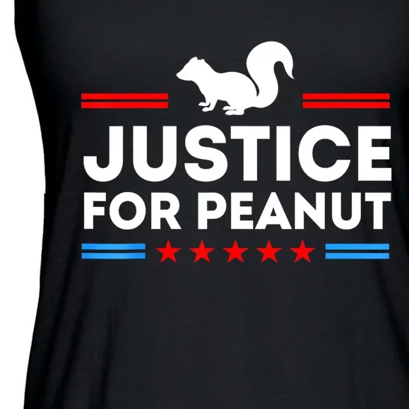 American Flag Justice For Peanut The Squirrels 2024 Gift Ladies Essential Flowy Tank