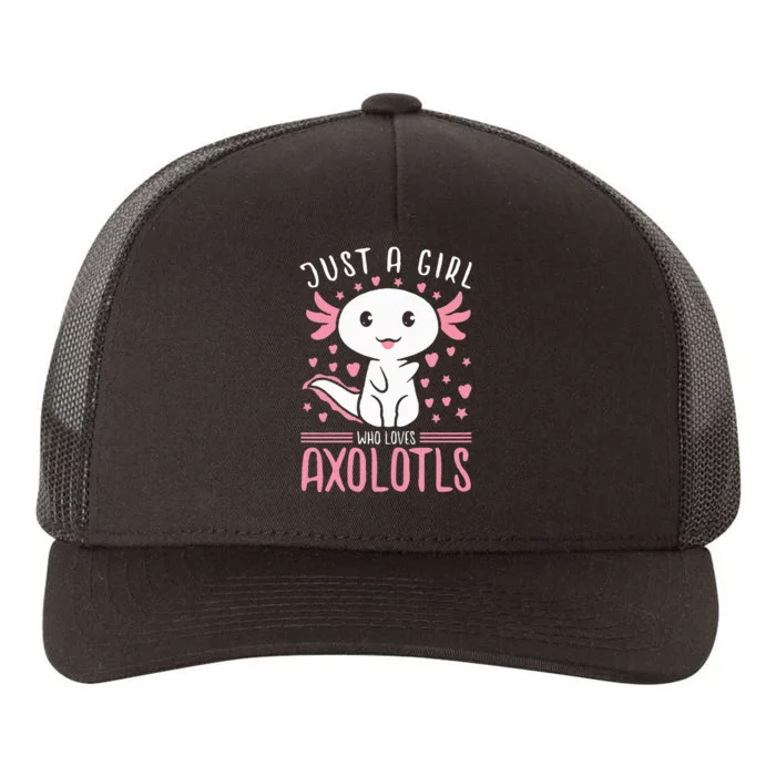 Axolotl for Just a Girl Who Loves Axolotls Yupoong Adult 5-Panel Trucker Hat