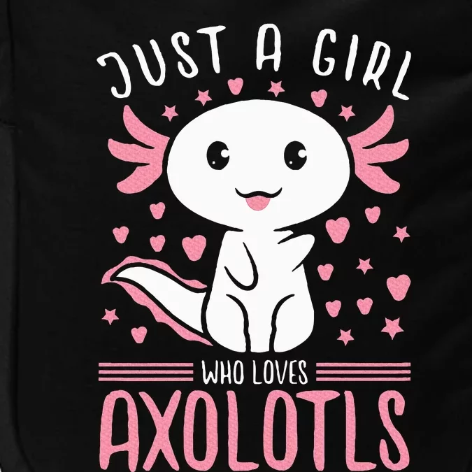 Axolotl for Just a Girl Who Loves Axolotls Impact Tech Backpack