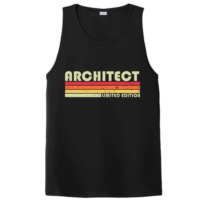 ARCHITECT Funny Job Title Profession Birthday Worker Idea Performance Tank