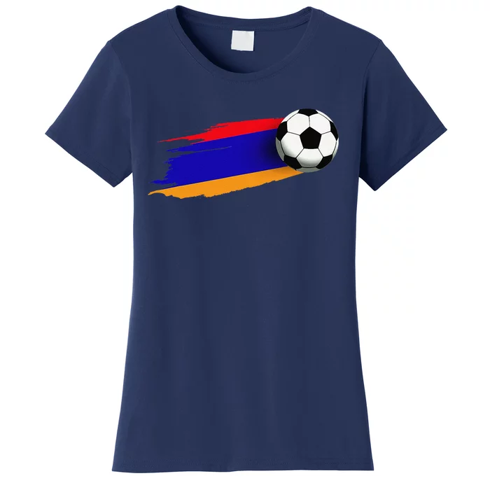 Armenia Flag Jersey Armenian Soccer Team Armenian Women's T-Shirt