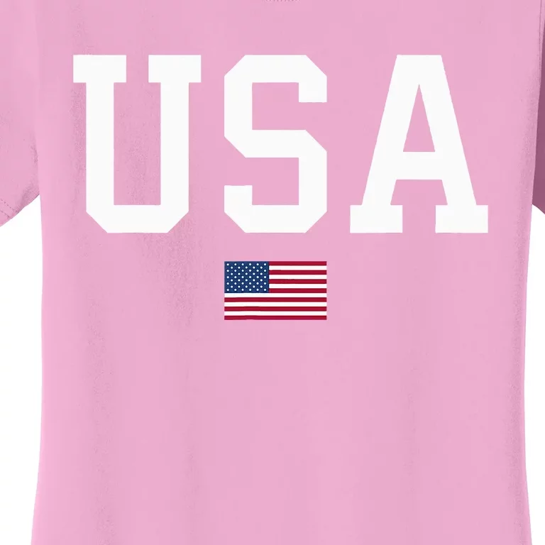 American Flag July 4th Celebration Show Your Patriotism! Women's T-Shirt