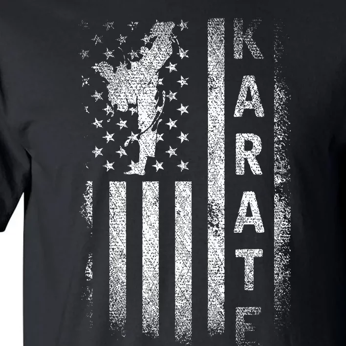 America Flag Japan Martial Arts Ninja Gift Karate Tall T-Shirt