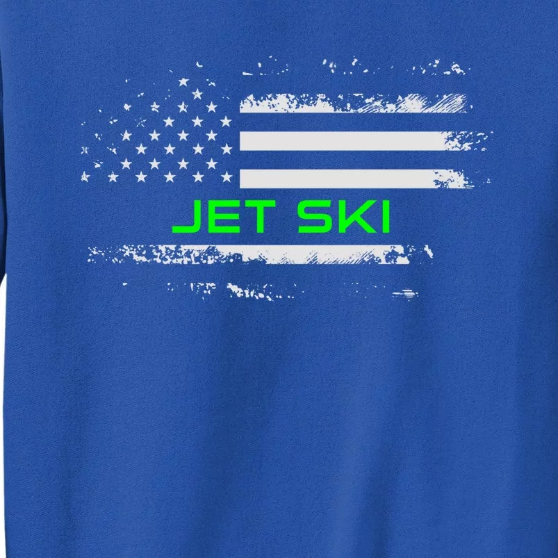 American Flag Jet Ski Usa Flag Jet Skiing Gift Sweatshirt