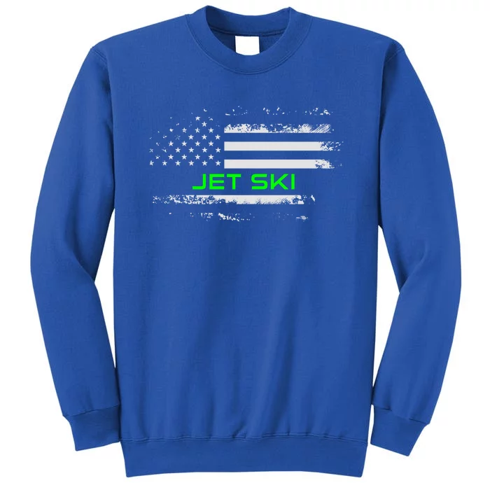 American Flag Jet Ski Usa Flag Jet Skiing Gift Sweatshirt