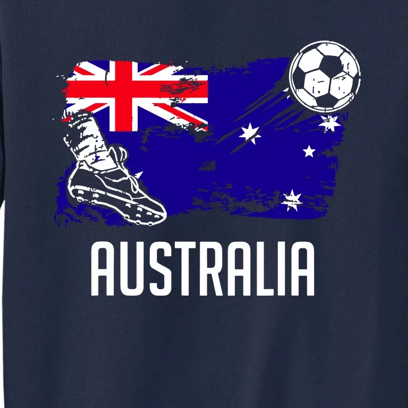 Australia Flag Jersey Australian Soccer Team Australian Tall Sweatshirt