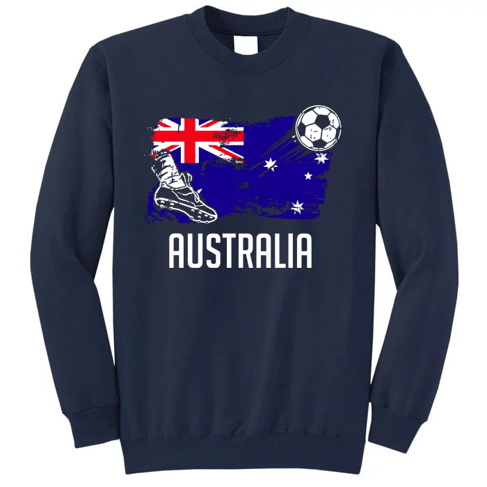 Australia Flag Jersey Australian Soccer Team Australian Tall Sweatshirt