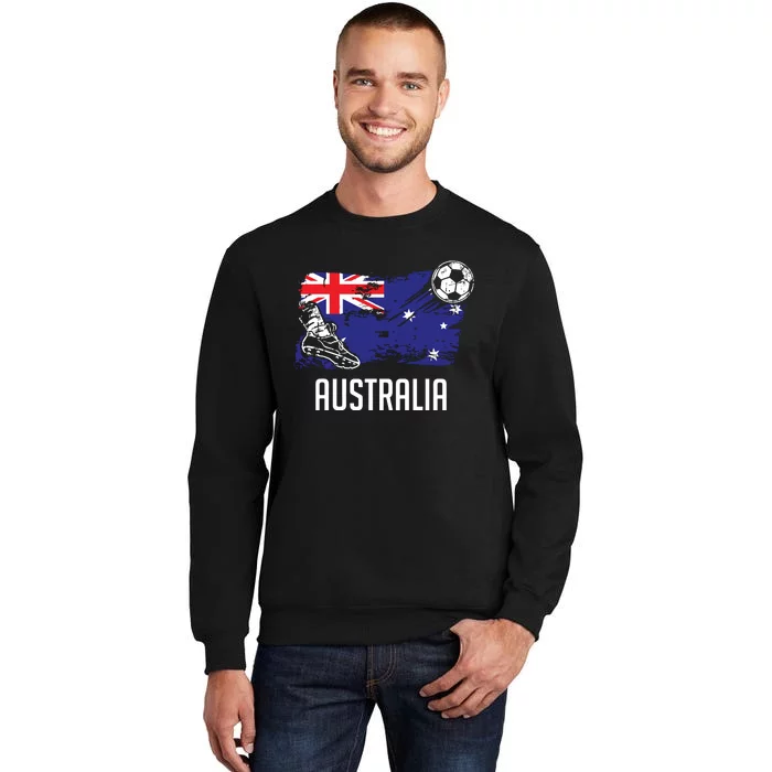 Australia Flag Jersey Australian Soccer Team Australian Sweatshirt