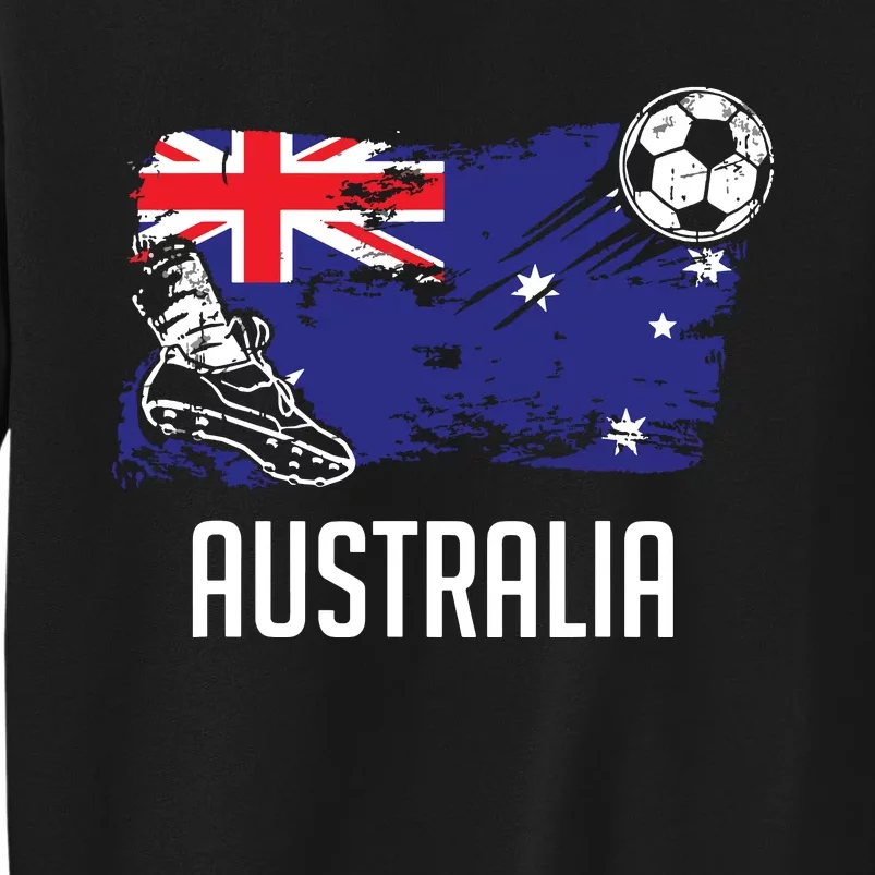 Australia Flag Jersey Australian Soccer Team Australian Tall Sweatshirt