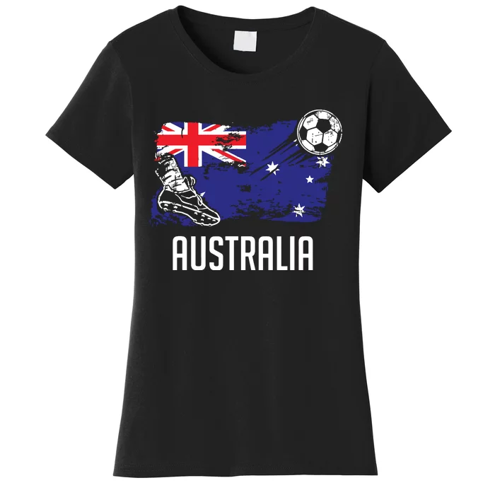 Australia Flag Jersey Australian Soccer Team Australian Women's T-Shirt