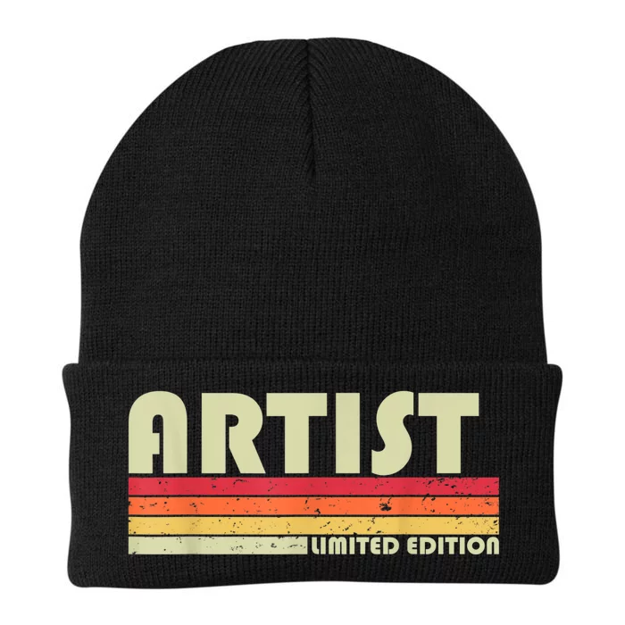 ARTIST Funny Job Title Profession Birthday Worker Idea Knit Cap Winter Beanie