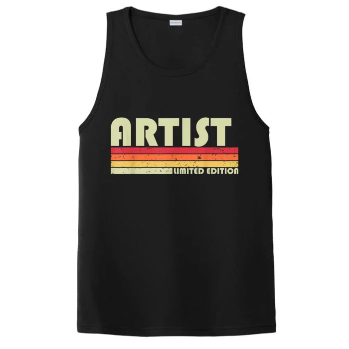 ARTIST Funny Job Title Profession Birthday Worker Idea Performance Tank