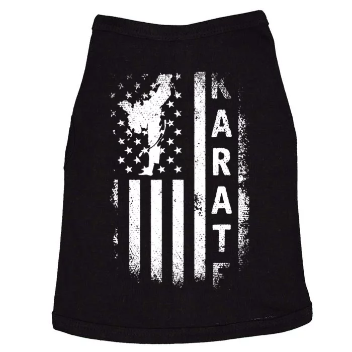 America Flag Japan Martial Arts Ninja Gift Karate Doggie Tank