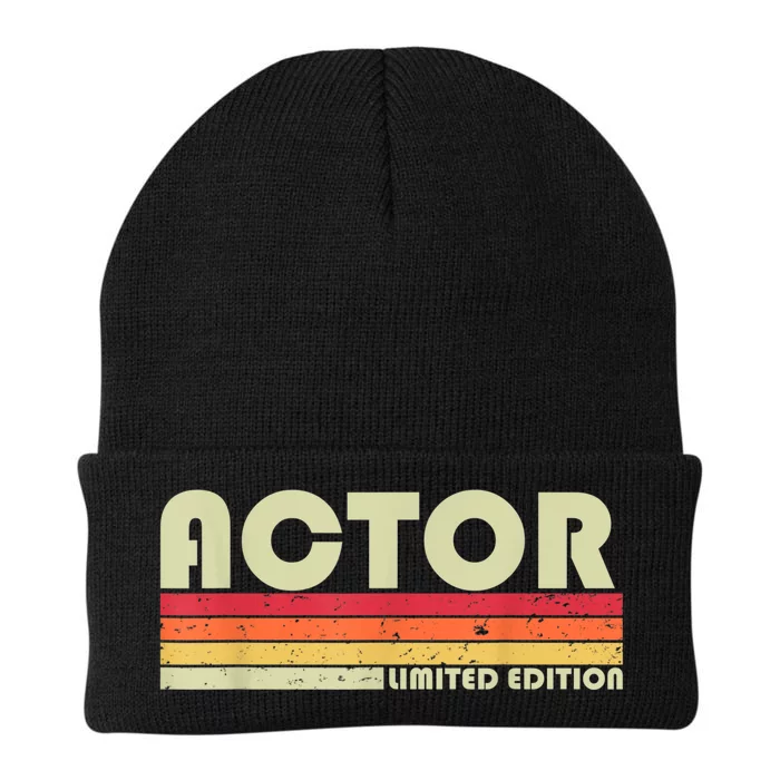 ACTOR Funny Job Title Profession Birthday Worker Idea Knit Cap Winter Beanie