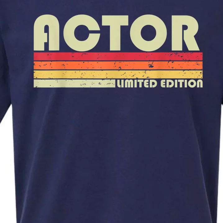 ACTOR Funny Job Title Profession Birthday Worker Idea Sueded Cloud Jersey T-Shirt