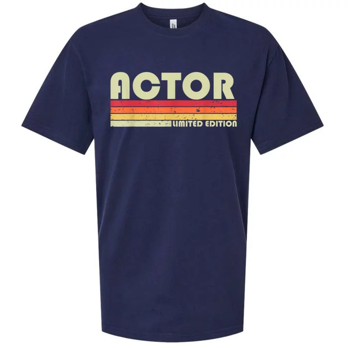 ACTOR Funny Job Title Profession Birthday Worker Idea Sueded Cloud Jersey T-Shirt