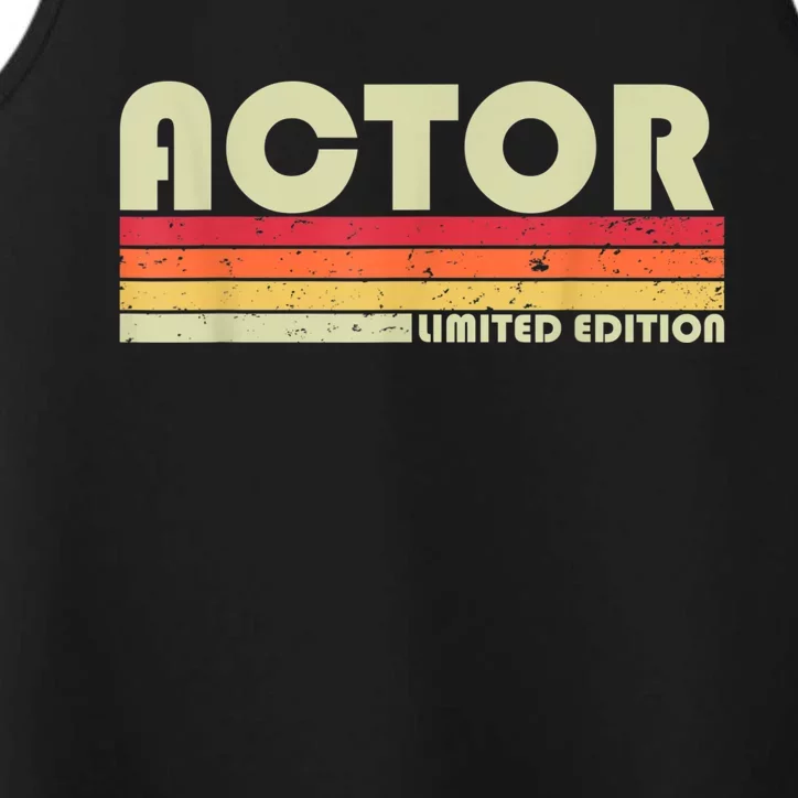 Actor Funny Job Title Professional Birthday Worker Idea Performance Tank