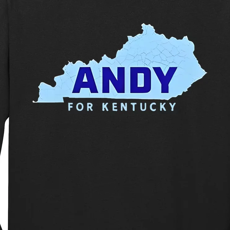 Andy For Kentucky Map Tall Long Sleeve T-Shirt