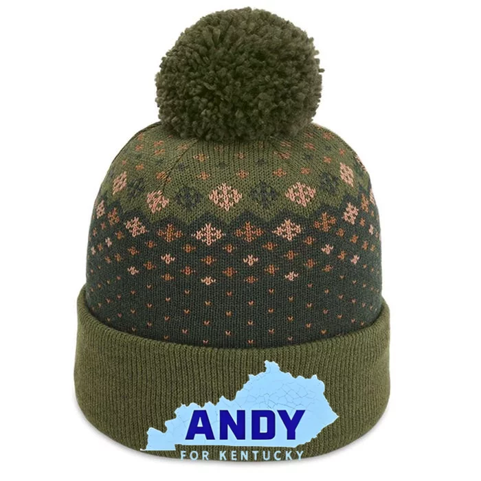 Andy For Kentucky Map The Baniff Cuffed Pom Beanie