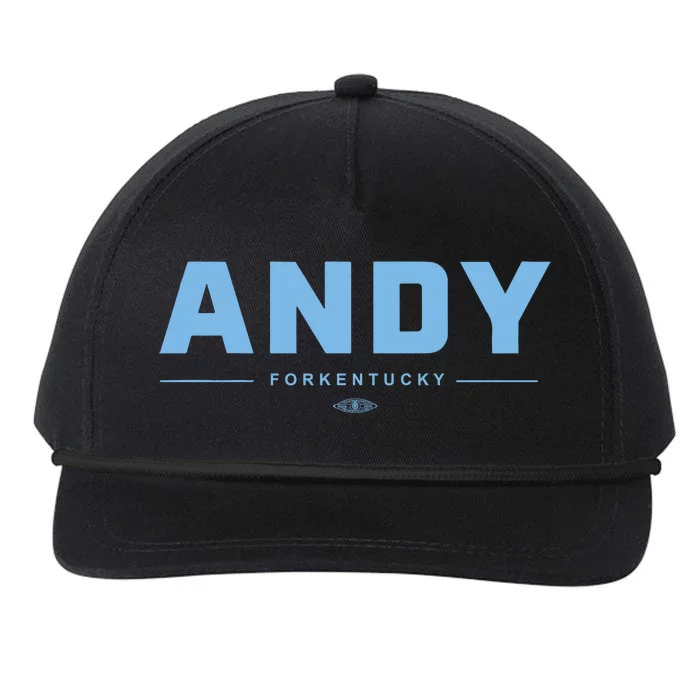 Andy For Kentucky Snapback Five-Panel Rope Hat