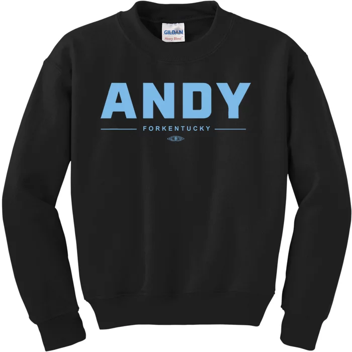 Andy For Kentucky Kids Sweatshirt