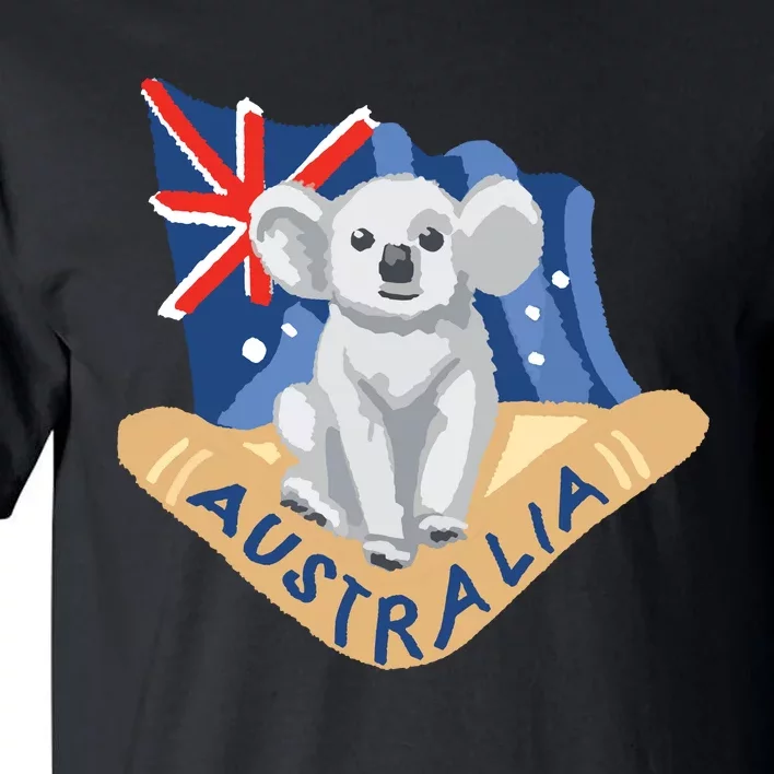 Australia Flag Koala Boomerang Tall T-Shirt