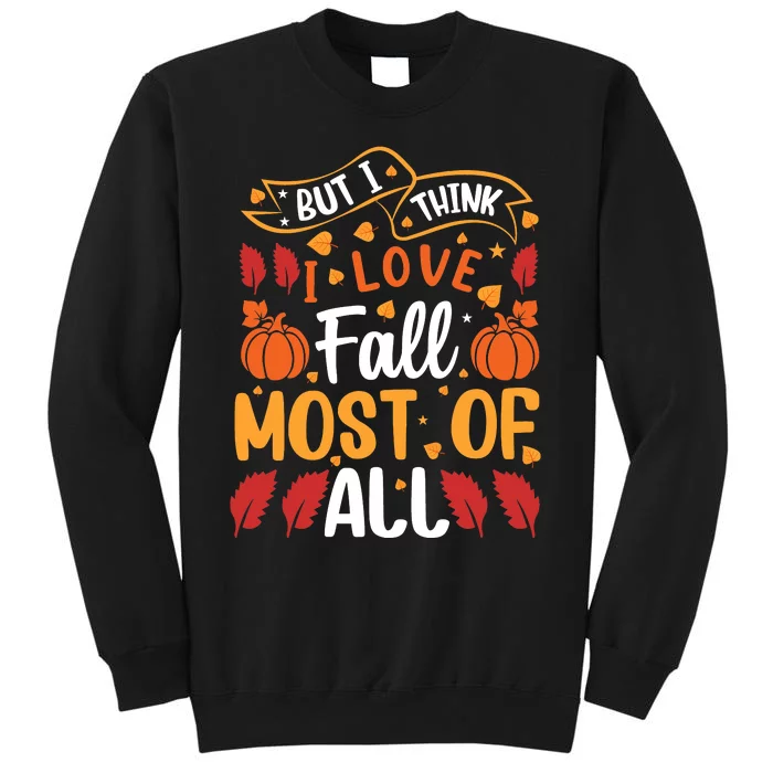 Autumn Fall Love Graphic Tall Sweatshirt