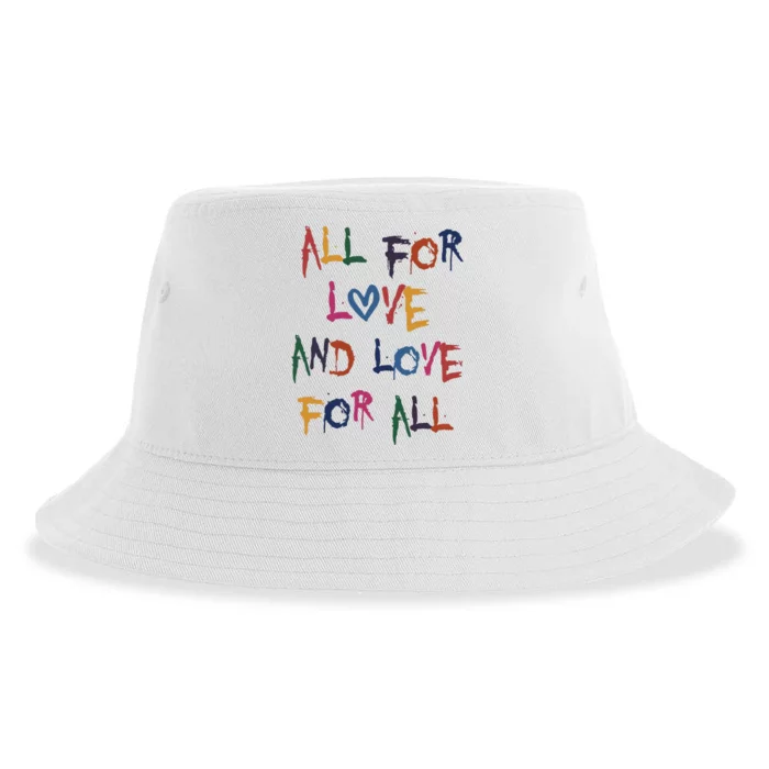 All For Love And Love For All Sustainable Bucket Hat