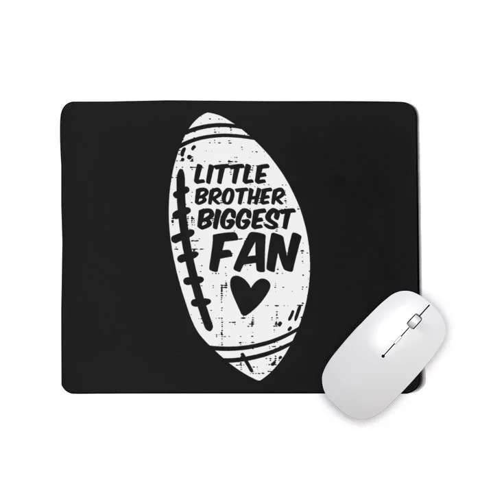 American Football Little Brother Biggest Fan Family Mousepad