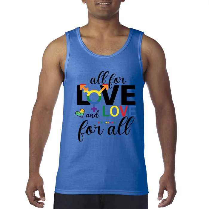 All For Love And Love Ll Lgbt Pride Love Wins Gift Tank Top