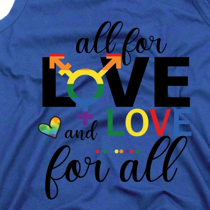 All For Love And Love Ll Lgbt Pride Love Wins Gift Tank Top