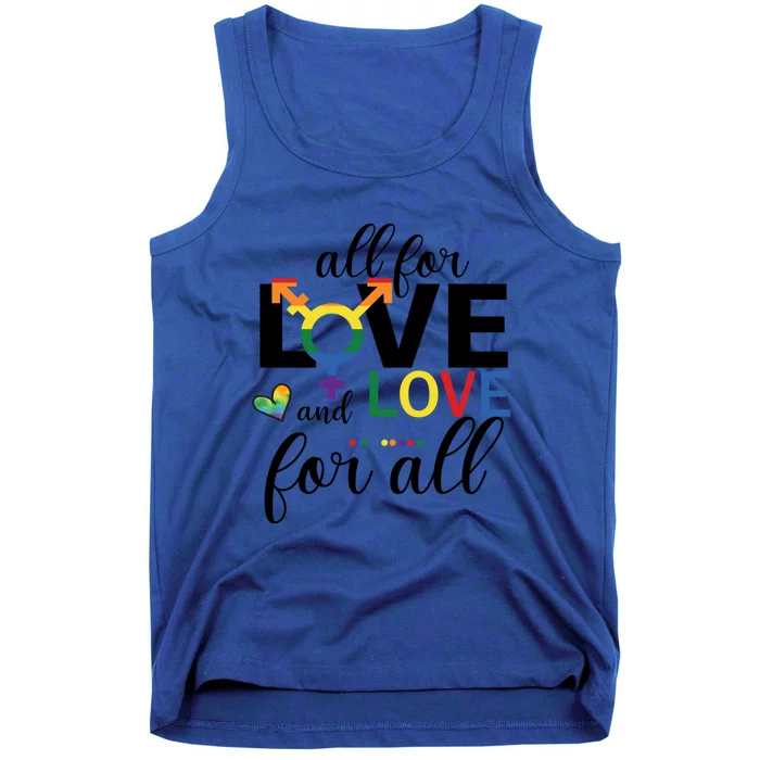 All For Love And Love Ll Lgbt Pride Love Wins Gift Tank Top