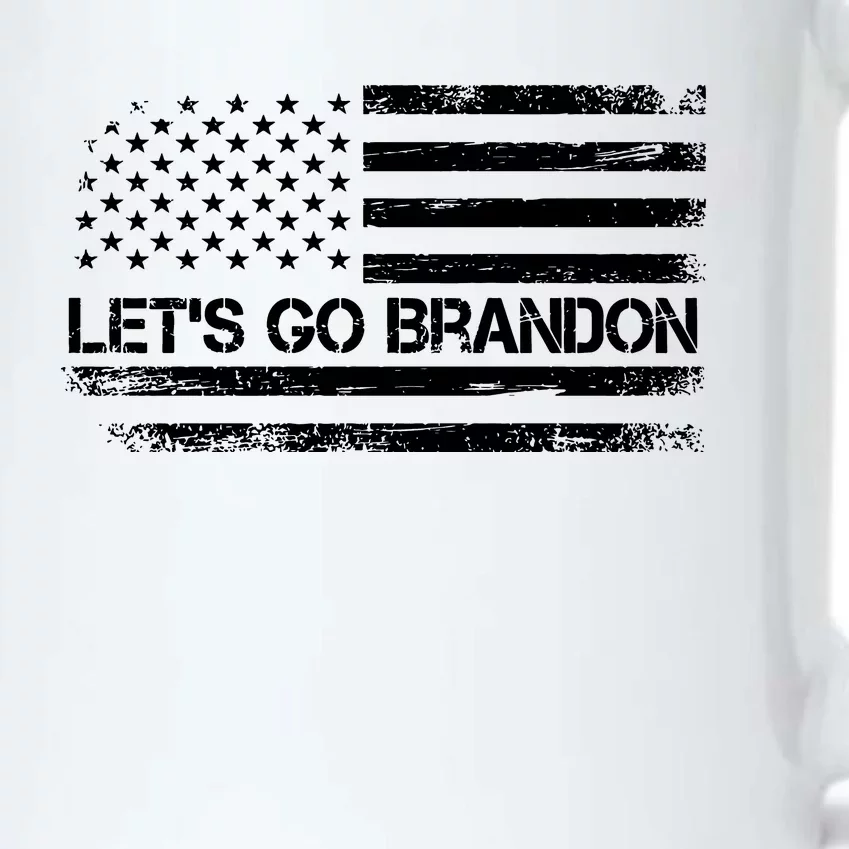 American Flag Let's Go Brandon Classic Black Color Changing Mug