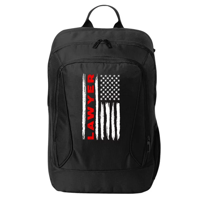 American Flag Lawyer Us Usa Flag Cute Gift City Backpack