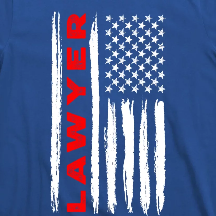 American Flag Lawyer Us Usa Flag Cute Gift T-Shirt