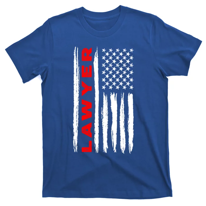 American Flag Lawyer Us Usa Flag Cute Gift T-Shirt